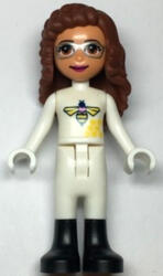 LEGO® Minifigurák Friends Olivia - White Bee Suit and Black Boots frnd498 (frnd498)