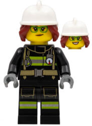LEGO® Minifigurák Fire Fighter, Female - Freya McCloud, Black Suit cty1254 (cty1254)