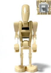 LEGO® Minifigurák Battle Droid - homokszínű, világos kékesszürke klip a hátán sw1320 (sw1320)