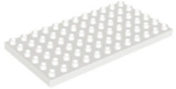 LEGO® Alkatrészek (Pick a Brick) Fehér DUPLO 6x12 elem 6059079 (6059079)