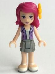 LEGO® Minifigurák Friends Livi - Ezüst Szoknyával, Virággal a Hajában frnd124 (frnd124)