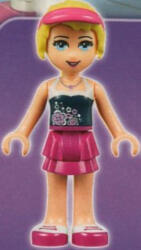 LEGO® Minifigurák Stephanie - Magenta Szoknyában, Sötétkék Felsőben frnd083 (frnd083)