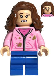 LEGO® Minifigurák Hermione Granger - Bright Pink Jacket with Stains, Angry / Scared Head hp365 (hp365)