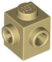 LEGO® Alkatrészek (Pick a Brick) Bézs 1x1 Kocka Kettő Oldalán Csatlakozóval 6175968 (6175968)