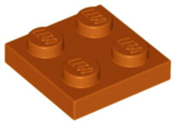 LEGO® Alkatrészek (Pick a Brick) Sötétnarancs 2X2 Lapos Elem 4615606 (4615606)