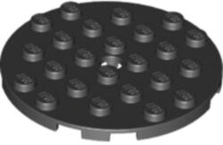 LEGO® Alkatrészek (Pick a Brick) Fekete 6X6 Lapos Kerek Elem 6187587 (6187587)
