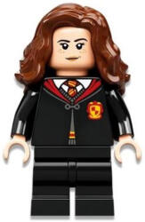 LEGO® Minifigurák Hermione Granger - Griffendél köpeny, Pulóver, Ing és Nyakkendő, Fekete nadrág hp331 (hp331)