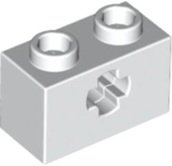 LEGO® Alkatrészek (Pick a Brick) Fehér 1x2 Technic Kocka Kereszt Csatlakozóval 4233486 (4233486)
