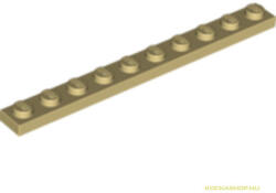 LEGO® Alkatrészek (Pick a Brick) Bézs 1X10 Hosszú Lapos Elem 4143409 (4143409)