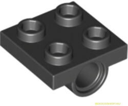 LEGO® Alkatrészek (Pick a Brick) Fekete 2X2 Elem Alján Csővel 281726 (281726)