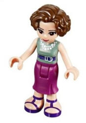 LEGO® Minifigurák Charlotte - Magenta Szoknyában és Homokzöld Felsőben frnd091 (frnd091)
