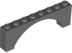 LEGO® Alkatrészek (Pick a Brick) Sötét kékesszürke 1x8x2 Boltív Elem 6079721 (6079721)