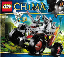 LEGO® Alkatrészek (Pick a Brick) 70004 - Wakz üldöző járgánya - Összeszerelési útmutató 70004inst (70004inst)