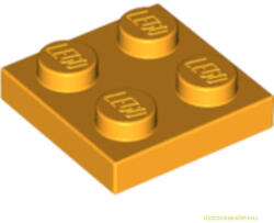 LEGO® Alkatrészek (Pick a Brick) Világos Narancssárga 2x2 Lapos Elem 6003033 (6003033)