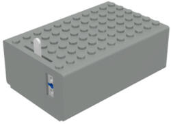 LEGO® Alkatrészek (Pick a Brick) Világosszürke Régi Elemtartó Box 4.5V 6x11x3 1/3 (Használt) bb0045c0309 (bb0045c0309)