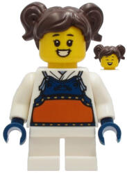 LEGO® Minifigurák Madison (Maddy) - White Robe with Dark Blue and Dark Orange Bogu Armor cty1248 (cty1248)