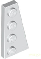 LEGO® Alkatrészek (Pick a Brick) Fehér 2X4 Elem Jobb Oldali Csatlakozással 4160857 (4160857)
