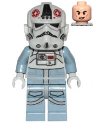 LEGO® Minifigurák AT-AT Driver - Dark Red Imperial Logo, Cheek Lines, Smile sw1105 (sw1105)