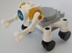 LEGO® Minifigurák City Space Robot, Round Tiles as Wheels, Medium Azure Eyes cty1056 (cty1056)