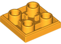 LEGO® Alkatrészek (Pick a Brick) Halvány Narancs 2x2 Inverz Csempe 6132853 (6132853)