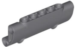 LEGO® Alkatrészek (Pick a Brick) Sötét kékes-szürke Technic, panel ívelt 7x3 2 lyukkal a panel felületén 6194722 (6194722)