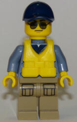 LEGO® Minifigurák Mountain Police - Officer Male, Speed Boat with Life Jacket Center Buckle cty0837 (cty0837)