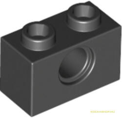LEGO® Alkatrészek (Pick a Brick) Fekete Technic 1X2 Elem, Lyukkal 370026 (370026)