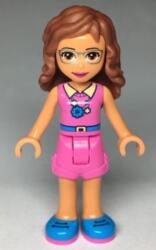 LEGO® Minifigurák Olivia - Sötétpink Ruhában frnd290 (frnd290)