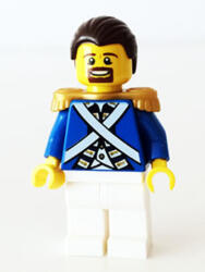 LEGO® Minifigurák Őrmester Barna Kecskeszakállal és Bajusszal pi150 (pi150)