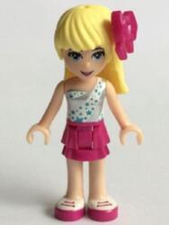 LEGO® Minifigurák Stephanie - Magenta Szoknya, Fehér Felső frnd125 (frnd125)