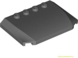 LEGO® Alkatrészek (Pick a Brick) Sötét Kékesszürke 4x6x2/3 Lap/Jármű Tető Elem 4294181 (4294181)