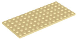LEGO® Alkatrészek (Pick a Brick) Bézs 6x14 Lap elem 6172372 (6172372)