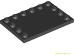LEGO® Alkatrészek (Pick a Brick) Fekete 4X6 Lapos Elem 12 Bütyökkel 4100378 (4100378)