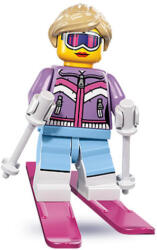 LEGO® Minifigurák Minifigura 8. sorozat - Síelő lány col08-7 (col08-7)