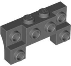 LEGO® Alkatrészek (Pick a Brick) Sötét Kékesszürke 2 x 4 - 1 x 4 módosított lap 4264898 (4264898)