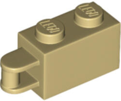 LEGO® Alkatrészek (Pick a Brick) Bézs 1x2 Módosított Kocka oldalán Csatlakozóval 6226564 (6226564)