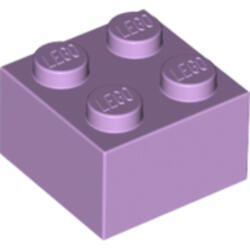 LEGO® Alkatrészek (Pick a Brick) Levendula 2x2 Elem 6099349 (6099349)