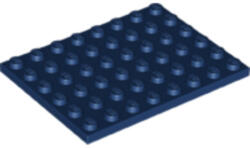 LEGO® Alkatrészek (Pick a Brick) Sötétkék 6x8 Alaplap 6146302 (6146302)