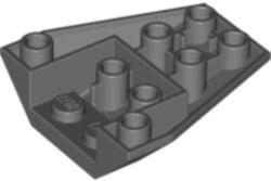LEGO® Alkatrészek (Pick a Brick) Sötét Kékesszürke 4X2/18° Inverz elem 6079036 (6079036)