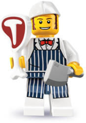 LEGO® Minifigurák Minifigura 6. sorozat - Hentes col06-14 (col06-14)