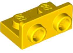 LEGO® Alkatrészek (Pick a Brick) Sárga 1x2 Módosított Lapos Elem Oldalán Két Csatlakozóval 6057458 (6057458)