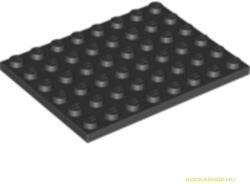 LEGO® Alkatrészek (Pick a Brick) Fekete 6X8 Lapos Elem 303626 (303626)