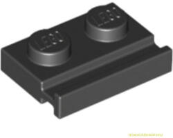 LEGO® Alkatrészek (Pick a Brick) Fekete 2X1 Lapos Elem Horonnyal 4107761 (4107761)