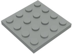 LEGO® Alkatrészek (Pick a Brick) Világosszürke 4X4 Lapos Elem 4211403 (4211403)