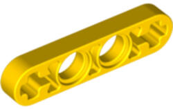 LEGO® Alkatrészek (Pick a Brick) Sárga Technic 1x4 Féltengely 4199345 (4199345)