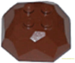 LEGO® Alkatrészek (Pick a Brick) Vöröses-Barna 4x4x1 Szikla Elem Felső Rész 4142848 (4142848)