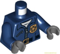 LEGO® Alkatrészek (Pick a Brick) Sötétkék Minifig Rendőr Felsőrész 6056458 (6056458)