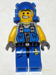 LEGO® Minifigurák Power miner - bányász, narancssárga sisakkal pm011 (pm011)