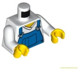 LEGO® Alkatrészek (Pick a Brick) Fehér Minifigura Felsőrész Farmeres 4571212 (4571212)