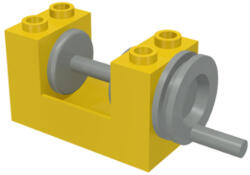 LEGO® Alkatrészek (Pick a Brick) Sárga 2x4x2 Csörlő - Használt 7303703 (7303703)